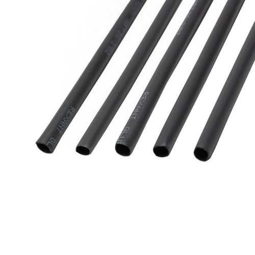 Трубка термоусадочная двустенная клеевая 4.8/2.4 (2:1) черн. 1м (уп.10шт) Rexant 26-2102 фото 4