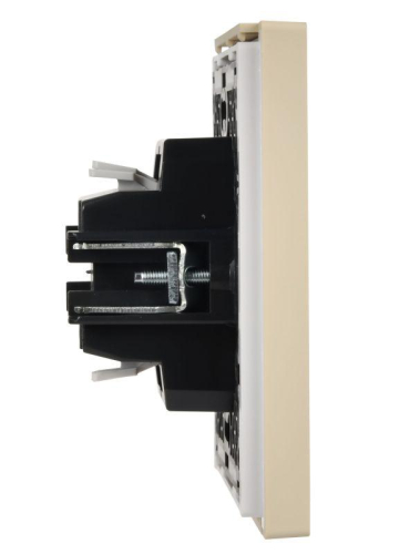 Выключатель 1-кл. FORTE&PIANO 10А FP410 с самовозвратом ваниль IEK FP-V14-0-10-1-K10 фото 4