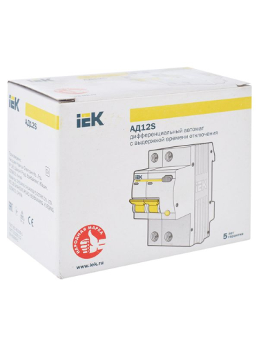 Выключатель автоматический дифференциального тока селективный 2п 40А 100мА тип AC АД12S KARAT IEK MAD13-2-040-C-100 фото 8
