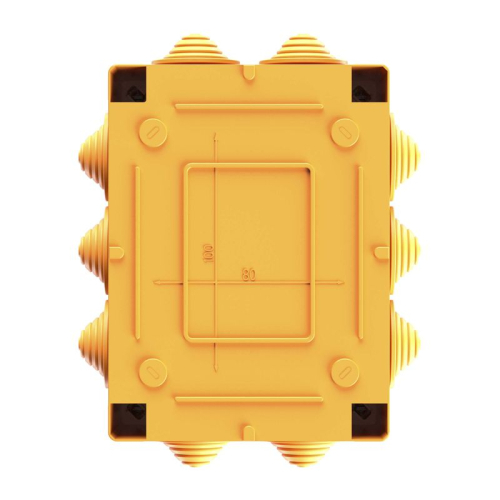 Коробка ответвительная FS 150х110х70мм IP55 4п 450В 32А 10кв.мм с кабельными вводами и клеммниками нерж. контакт пластик. DKC FSK21410 фото 4