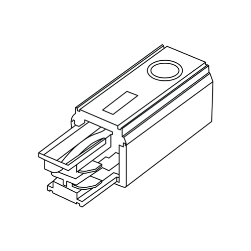Заглушка End feed TF left black СТ 4909001160
