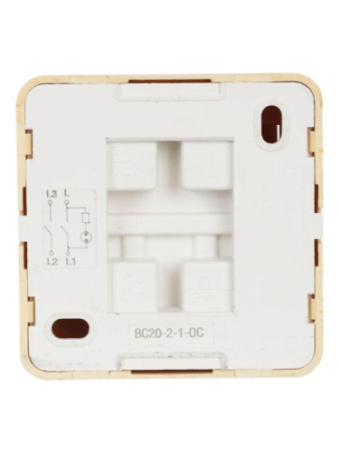 Выключатель 2-кл. ОП Октава 10А IP20 ВС20-2-1-ОС с индикацией сосна GENERICA EVO21-K03-10-DC фото 5