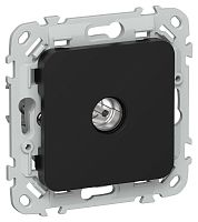 Розетка телевизионная оконечная СП FLITE РТВм-1-1-1-ФлЧ тип M экранир. механизм черн. IEK FI-A13-O-K02