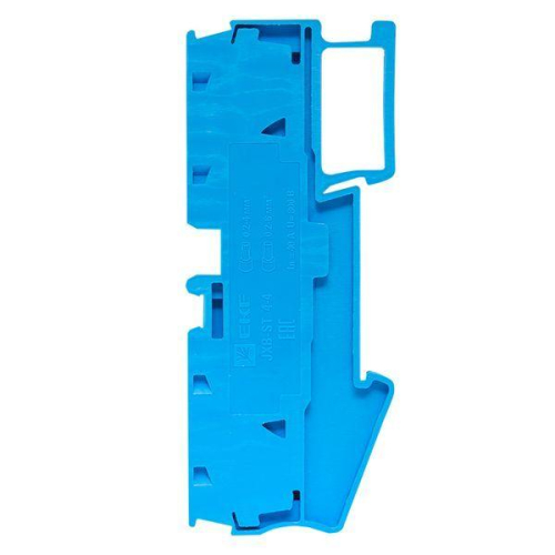 Колодка клеммная ST-4 41А 4 вывода пружинная син. EKF plc-jxb-st-4-4-blue фото 7