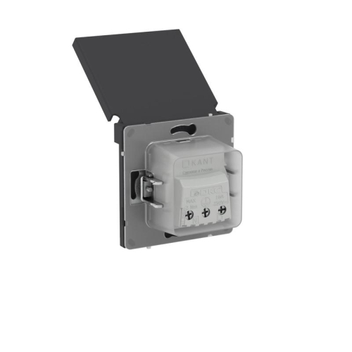 Розетка силовая KANT IP44 2P+E защ. шторки с крышкой черн. уголь DKC 7012013 фото 5 Розетка силовая KANT IP44 2P+E защ. шторки с крышкой черн. уголь DKC 7012013 фото 5