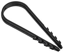 Дюбель-хомут 19х25мм для круглого кабеля нейлон черн. (уп.100шт) GENERICA UDH13-19-25-100-K02-G