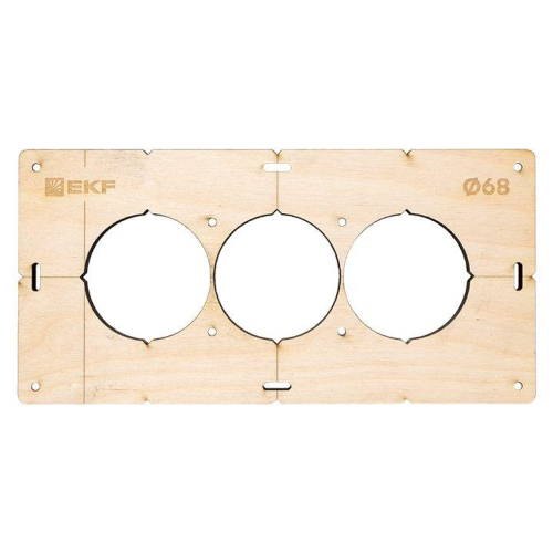 Комплект шаблонов для подрозетников d68мм Expert EKF sh-d68-k фото 7