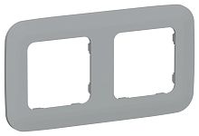 Рамка 2-м СП FLITE РУ-2-А-ФлС сер. IEK FI-M22-31-20-K03