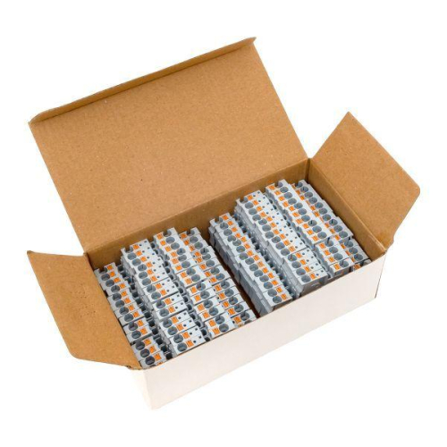 Колодка клеммная пружинная двухуровневая 4 Push-in сер. EKF PIT-4-double фото 2