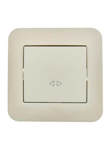 Выключатель промежуточный 1-кл.СП ASTI 10А IP20 в сборе крем. LEZARD 7081-0303-107 Выключатель промежуточный 1-кл.СП ASTI 10А IP20 в сборе крем. LEZARD 7081-0303-107
