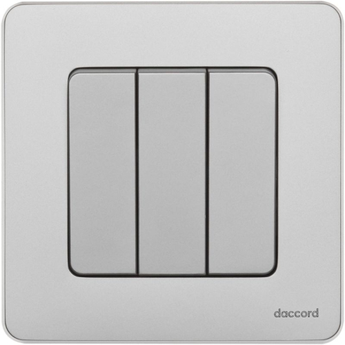 Выключатель 3-кл. Inspiria 10АХ 250В винтов. зажимы алюм. Leg 673542 фото 2