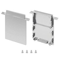 Заглушка SL-LINIA52-3L-F-HIGH глухая пластик (комплект) Arlight 044705