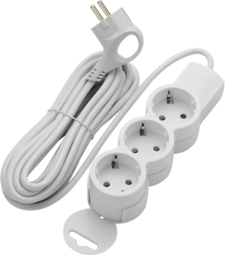 Удлинитель 3х5м с заземл. ПВС 3х0.75 REV 32006 9 фото 2