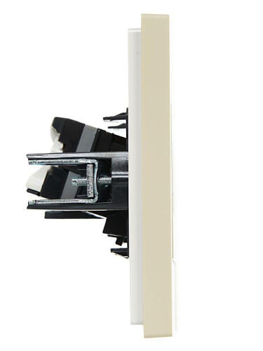 Розетка компьютерная RJ45 кат.5E FORTE&PIANO FP432 ваниль IEK FP-K10-1-K10 фото 4