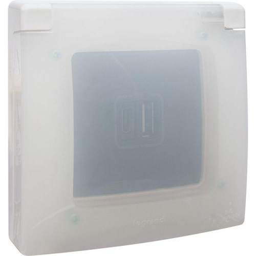Рамка 1-м Etika IP44 с защ. крышкой бел. IEK 672550 фото 4