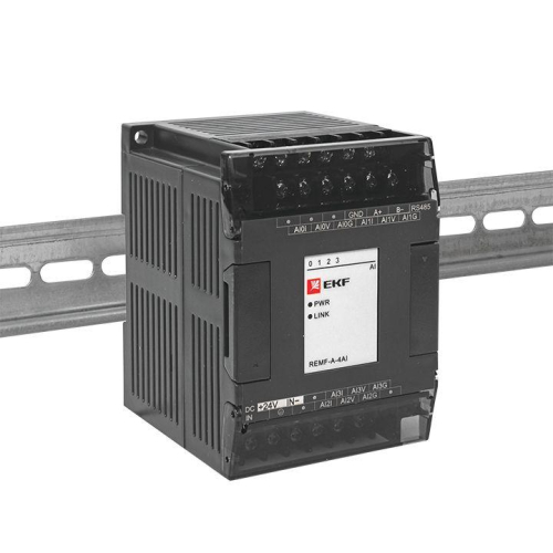 Модуль аналогового ввода REMF 4 PRO-Logic (без поверки) EKF REMF-A-4AI фото 6