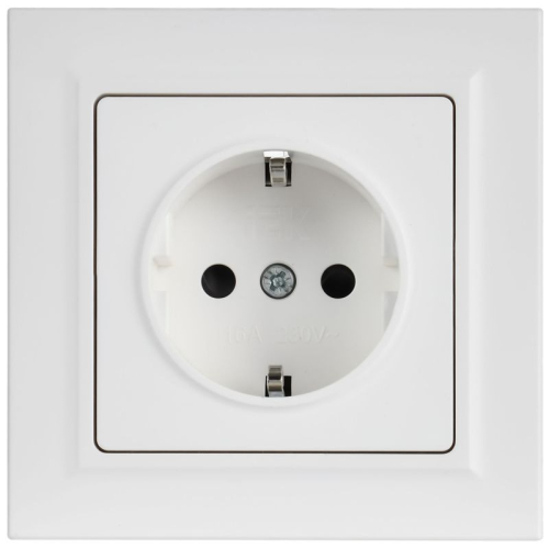 Розетка BRITE РСР14-1-0-БрАБ 16А в сборе с заземл. защ. шторки арктич. бел. IEK BR-R14-16-K91-F фото 2 Розетка BRITE РСР14-1-0-БрАБ 16А в сборе с заземл. защ. шторки арктич. бел. IEK BR-R14-16-K91-F фото 2