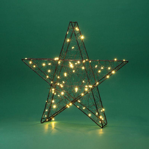 Фигура Металлическая 3D "Звезда" 35см питание 3хAA (не в компл.) тепл. бел. Neon-Night 513-706 Фигура Металлическая 3D "Звезда" 35см питание 3хAA (не в компл.) тепл. бел. Neon-Night 513-706