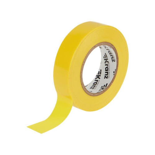 Изолента ПВХ 0.13х19мм 25м желт. Kranz KR-09-2202 фото 3