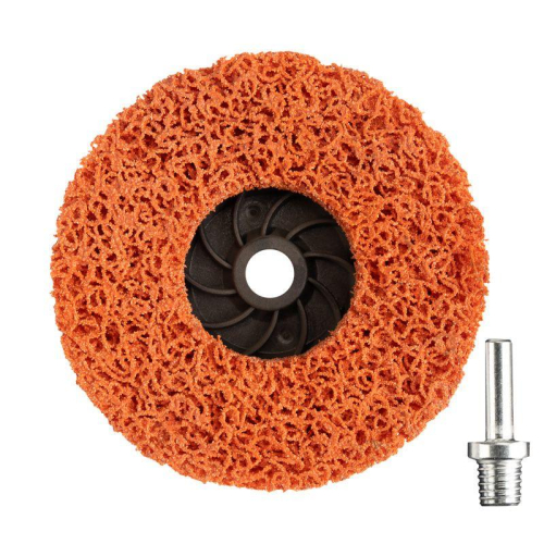 Круг зачистной CERAMIC 125хМ14 быстрая уст. адаптер коралл Kranz KR-90-0030-1 фото 5