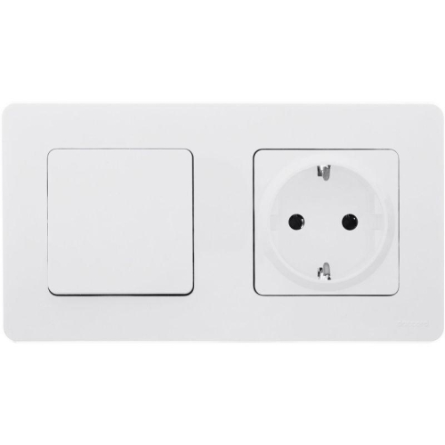 Выключатель 1-кл. Inspiria 10А IP20 250В 10AX механизм бел. IEK 673600 фото 2