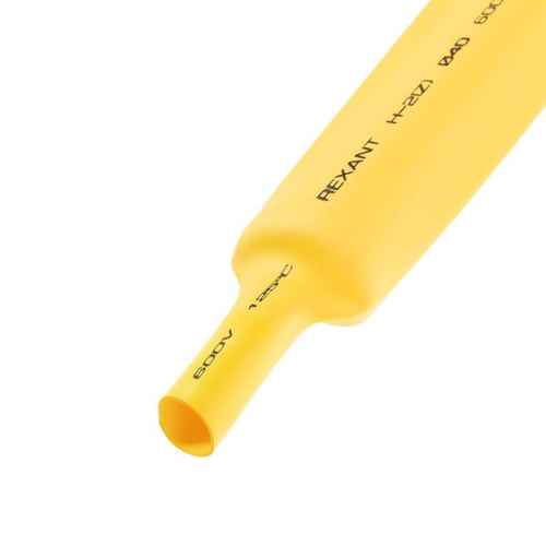 Трубка термоусадочная ТУТ нг 40.0/20.0 желт. 1м Rexant 24-0002 фото 2 Трубка термоусадочная ТУТ нг 40.0/20.0 желт. 1м Rexant 24-0002 фото 2