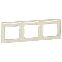 Рамка 3-м СП Valena IP20 горизонт. сл. кость (DIY-упак.) IEK 695633