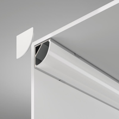 Профиль накладной 16х16 алюм. Maytoni ALM008S-2M фото 2 Профиль накладной 16х16 алюм. Maytoni ALM008S-2M фото 2