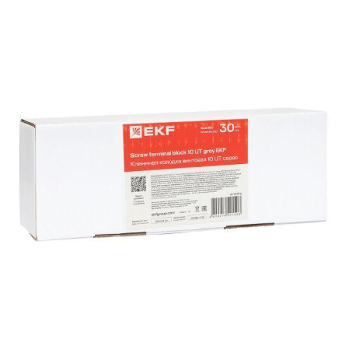 Колодка клеммная винтовая 10 UT сер. EKF scr-ut-10-g фото 2