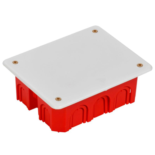 Коробка распаячная СП 120х92х45 КМ41028 для полых стен (с саморезами пластиковые лапки с крышкой) IEK UKG11-120-092-045-P фото 5