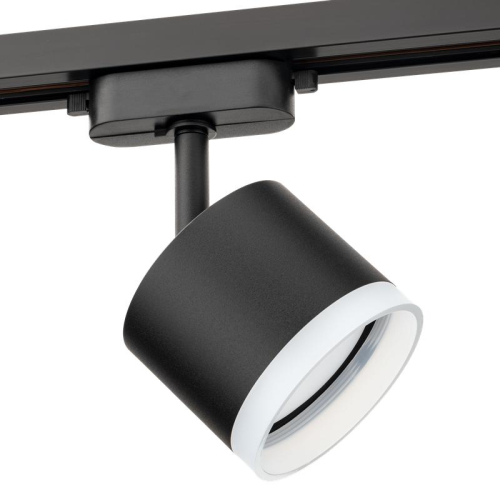 Светильник трековый ARTLINE поворотный 85х85х70мм GX53 230В алюм./пластик. 4кв.м черн. Ritter 59862 0 фото 4
