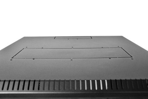 Шкаф коммутационный ШРН-Э-18.650-9005 18U 600х650мм передн. двер. стеклян. 50кг черн. ЦМО 1213971 фото 3