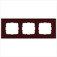 Рамка 3-м G-Glass стекло гранат. JasmartG1003GH