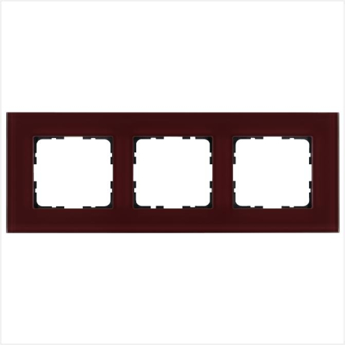 Рамка 3-м G-Glass стекло гранат. JasmartG1003GH