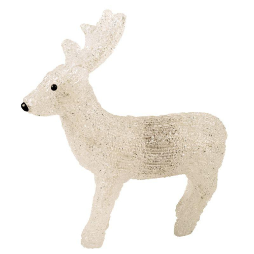 Фигура светодиодная акриловая "Олененок" 30х14х35см 40LED бел. 1Вт 4.5В IP20 элементы питания 3хAA (не в компл.) Neon-Night 513-321 фото 6