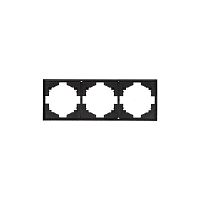 Рамка 3-м STRONG MIELE антрацит Kranz KR-78-0753-5