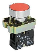 Кнопка LAY5-BA41 1НО без подсветки красн. IEK BBT60-BA-K04