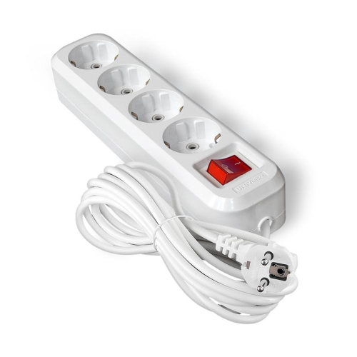 Удлинитель 4х7м с заземл. IP20 S-304А ПВС 3х1.5 с выкл. Universal 1736 Удлинитель 4х7м с заземл. IP20 S-304А ПВС 3х1.5 с выкл. Universal 1736