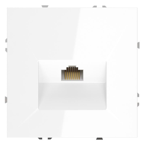 Розетка компьютерная 1-м СП S70 RJ45 кат.6 механизм бел. глянцевый Voltum VLS060101 Розетка компьютерная 1-м СП S70 RJ45 кат.6 механизм бел. глянцевый Voltum VLS060101