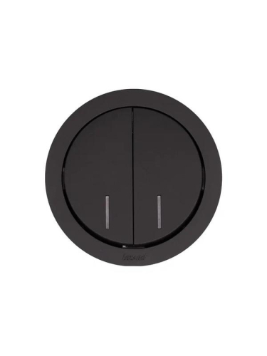 Выключатель 2-кл. СП OSEN 10А IP20 с подсветкой механизм черн. бархат LEZARD 743-4288-112 фото 4