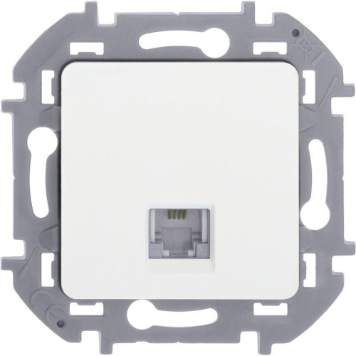 Розетка телефонная Inspiria RJ11 механизм бел. IEK 673820 фото 5