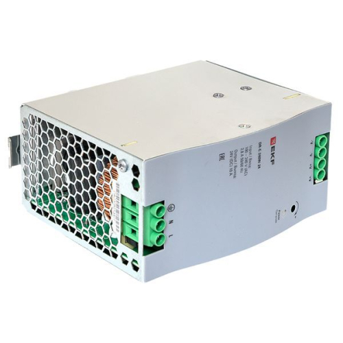 Блок питания на DIN-рейку 240Вт Uвх ~ 220В AC Uвых - 24В DC постоянного тока EKF DR-E-240W-24 фото 9