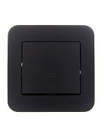 Выключатель промежуточный 1-кл.СП ASTI 10А IP20 в сборе черн. бархат LEZARD 7081-4242-107