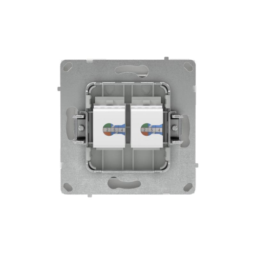 Розетка компьютерная 2-м KANT RJ45 кат.5E без шторки бел. песок DKC 7010664 фото 3 Розетка компьютерная 2-м KANT RJ45 кат.5E без шторки бел. песок DKC 7010664 фото 3
