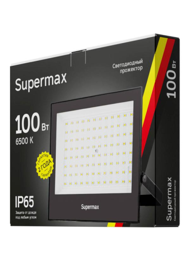 Прожектор светодиодный Supermax SPR 100Вт 6500К 10000лм IP65 КОСМОС S_PR_LED_100 фото 3