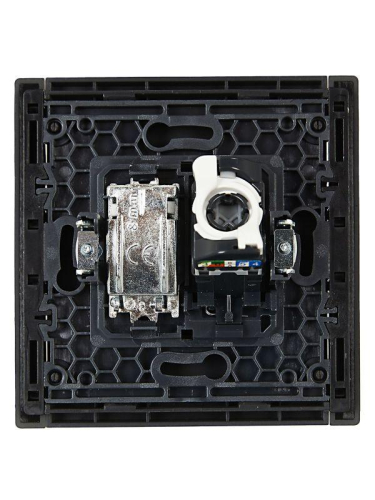 Розетка 2-м TV+RJ45 кат.5E FORTE&PIANO FP336 сер. IEK FP-AK20-1-K03 фото 5