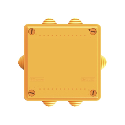 Коробка ответвительная FS 100х100х50мм IP55 6п 450В 6А 4кв.мм с кабельными вводами и клеммниками пластик. DKC FSB11604 фото 2 Коробка ответвительная FS 100х100х50мм IP55 6п 450В 6А 4кв.мм с кабельными вводами и клеммниками пластик. DKC FSB11604 фото 2