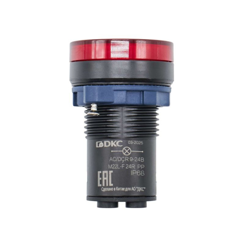 Индикатор сигнальный со встроенным диодом 9-24В красн. DKC M22L-F24RPP фото 2 Индикатор сигнальный со встроенным диодом 9-24В красн. DKC M22L-F24RPP фото 2