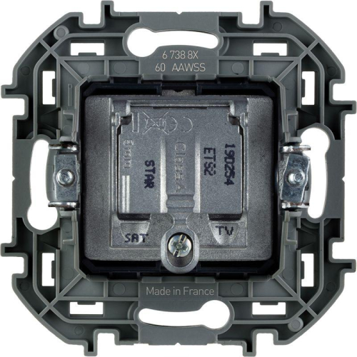 Розетка телевизионная TV/SAT Inspiria с топологией "звезда" механизм сл. кость Leg 673881 фото 3