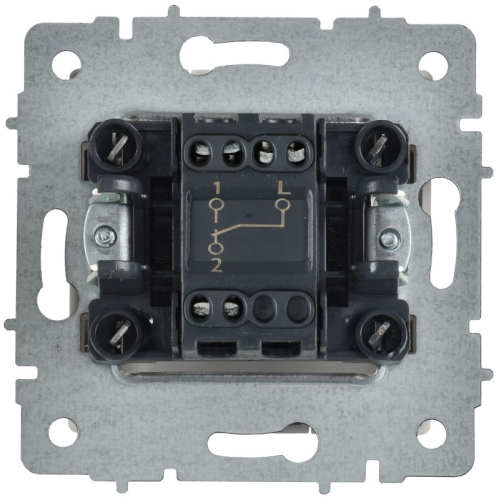 Выключатель проходной 1-кл. СП BRITE ВС10-1-6-БрАБ 10А механизм арктич. бел. IEK BR-V12-0-10-K91 фото 3 Выключатель проходной 1-кл. СП BRITE ВС10-1-6-БрАБ 10А механизм арктич. бел. IEK BR-V12-0-10-K91 фото 3